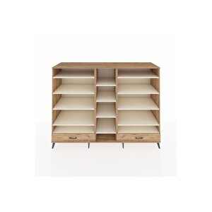 Kronos Dolap 14 Raflı 2 Çekmeceli  220x59x163 Çam-aytaşı/çam