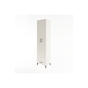 Hyperion Dolap 6 Raflı Tek Çekmeceli 2 Kapaklı 60x44x243 Aytaşı-aytaşı