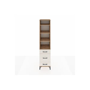 Hyperion Dolap 4 Raflı 3 Çekmeceli 44x44x195 Çam-aytaşı