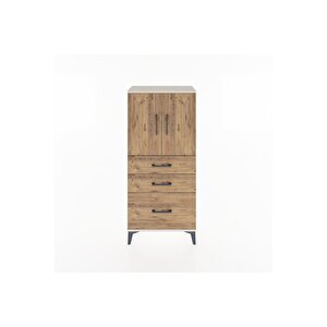 Hyperion Dolap 2 Raflı 3 Çekmeceli 2 Kapaklı 60x44x134 Aytaşı-çam