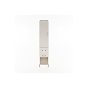 Hyperion Dolap 2 Raflı 2 Çekmeceli Tek Askılı 44x44x221 Aytaşı-aytaşı