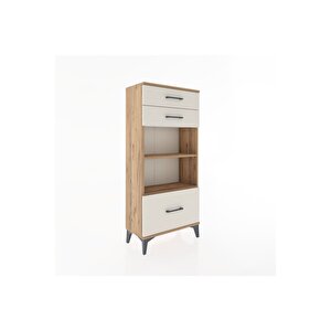 Hyperion Dolap 2 Raflı 3 Çekmeceli 60x44x134 Çam-aytaşı