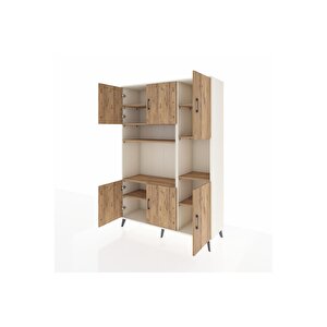 Hyperion Gardrop 9 Raflı 6 Kapaklı 132x44x195 Aytaşı-çam