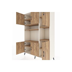 Hyperion Gardrop 9 Raflı 6 Kapaklı 132x44x195 Aytaşı-çam