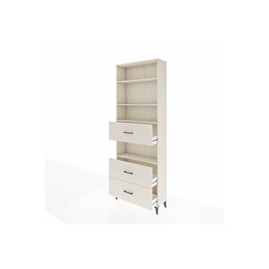 Arges Dolap 4 Raflı 3 Çekmeceli 88x30x243 Aytaşı-aytaşı