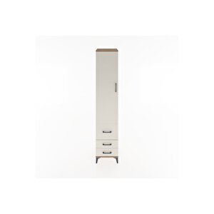 Hyperion Dolap 2 Raflı 3 Çekmeceli Tek Askılı 44x44x221 Çam-aytaşı