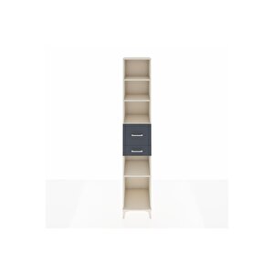 Hyperion Dolap 4 Raflı 2 Çekmeceli 44x44x243 Aytaşı-antrasit