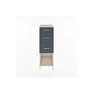Hyperion Dolap 3 Çekmeceli 44x44x134 Aytaşı-antrasit