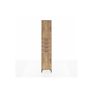 Arges Dolap 3 Raflı 4 Çekmeceli 2 Kapaklı 44x30x221 Çam-çam