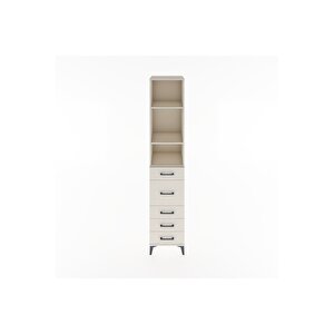 Hyperion Dolap 3 Raflı 5 Çekmeceli 44x44x221 Aytaşı-aytaşı