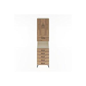 Hyperion Dolap 3 Raflı 6 Çekmeceli 2 Kapaklı 60x44x243 Aytaşı-çam