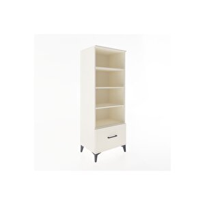 Hyperion Dolap 4 Raflı Tek Çekmeceli 60x44x163 Aytaşı-aytaşı