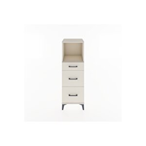 Hyperion Dolap Tek Raflı 3 Çekmeceli 44x44x134 Aytaşı-aytaşı