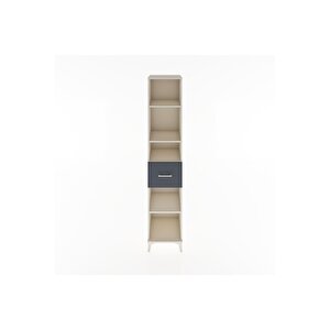 Hyperion Dolap 4 Raflı Tek Çekmeceli 44x44x221 Aytaşı-antrasit