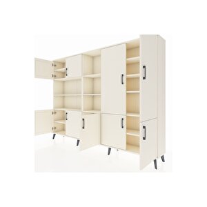 Arges Dolap 14 Raflı 9 Kapaklı 220x30x163 Aytaşı-aytaşı