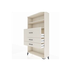 Arges Dolap 2 Raflı 3 Çekmeceli 88x30x163 Aytaşı-aytaşı