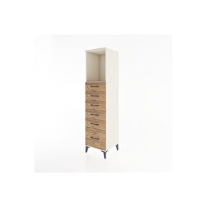Hyperion Dolap Tek Raflı 6 Çekmeceli 44x44x182 Aytaşı-çam