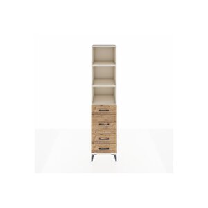 Hyperion Dolap 3 Raflı 4 Çekmeceli 44x44x195 Aytaşı-çam