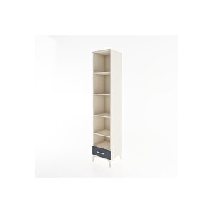 Hyperion Dolap 5 Raflı Tek Çekmeceli 44x44x221 Aytaşı-antrasit