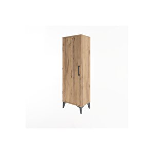 Arges Dolap Tek Kapaklı Tek Askılı 44x30x134 Çam-çam