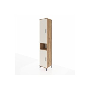 Hyperion Dolap 7 Raflı 2 Kapaklı 44x44x243 Çam-aytaşı