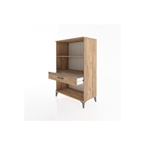 Hyperion Dolap 2 Raflı Tek Çekmeceli 88x44x134 Çam-çam