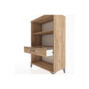 Hyperion Dolap 2 Raflı Tek Çekmeceli 88x44x134 Çam-çam