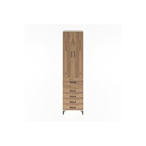 Hyperion Dolap 4 Raflı 5 Çekmeceli 2 Kapaklı 60x44x243 Aytaşı-çam
