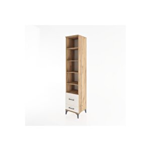 Hyperion Dolap 5 Raflı 2 Çekmeceli 44x44x221 Çam-aytaşı
