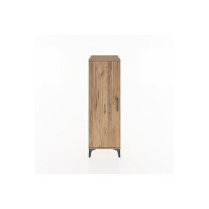 Hyperion Dolap 3 Raflı Tek Kapaklı 44x44x134 Çam-çam