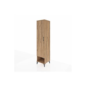 Hyperion Dolap 4 Raflı Tek Kapaklı 44x44x195 Çam-çam