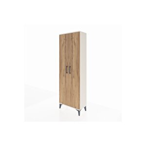 Arges Dolap 4 Raflı 2 Kapaklı 60x30x182 Aytaşı-çam