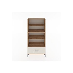 Hyperion Dolap 4 Raflı Tek Çekmeceli 88x44x182 Çam-aytaşı