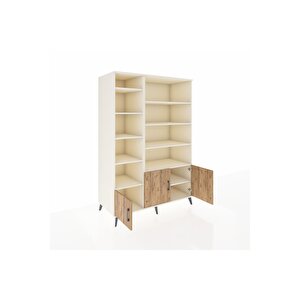 Kronos Dolap 10 Raflı 3 Kapaklı 132x59x195 Aytaşı-çam/aytaşı