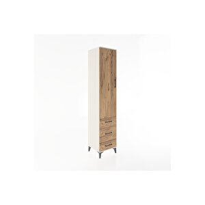 Hyperion Dolap 2 Raflı 3 Çekmeceli Tek Askılı 44x44x221 Aytaşı-çam