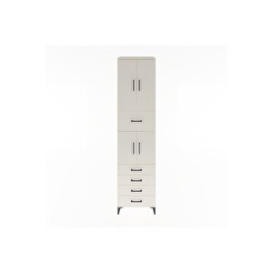 Hyperion Dolap 3 Raflı 5 Çekmeceli 4 Kapaklı 60x44x243 Aytaşı-aytaşı