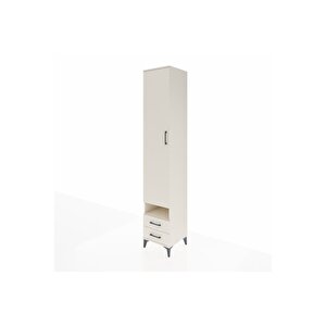 Hyperion Dolap 6 Raflı 2 Çekmeceli Tek Kapaklı 44x44x243 Aytaşı-aytaşı