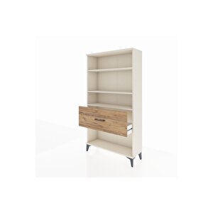 Arges Dolap 3 Raflı Tek Çekmeceli 88x30x163 Aytaşı-çam