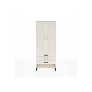 Arges Dolap 2 Raflı 3 Çekmeceli Tek Askılı 88x30x221 Aytaşı-aytaşı
