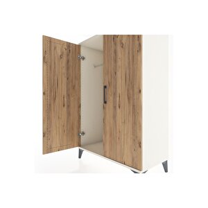 Hyperion Dolap 2 Kapaklı Tek Askılı 88x44x134 Aytaşı-çam