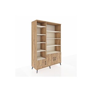 Hyperion Dolap 10 Raflı 3 Kapaklı 132x44x195 Çam-çam/aytaşı