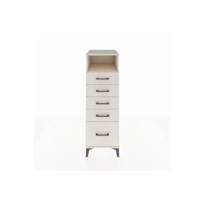 Kronos Dolap Tek Raflı 5 Çekmeceli 44x59x134 Aytaşı-aytaşı