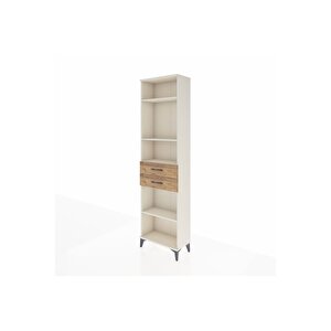 Arges Dolap 4 Raflı 2 Çekmeceli 60x30x221 Aytaşı-çam