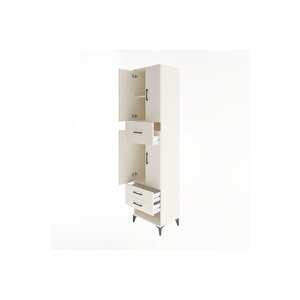 Hyperion Dolap 3 Raflı 3 Çekmeceli 4 Kapaklı 60x44x243 Aytaşı-aytaşı