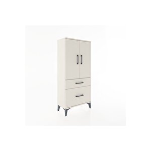 Hyperion Dolap 2 Raflı 2 Çekmeceli 2 Kapaklı 60x44x134 Aytaşı-aytaşı
