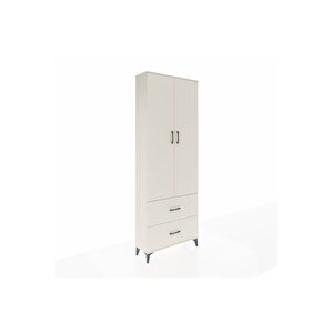 Arges Dolap Tek Raflı 2 Çekmeceli Tek Askılı 88x30x243 Aytaşı-aytaşı