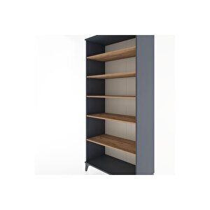 Hyperion Dolap 5 Raflı 88x44x195 Antrasit-çam