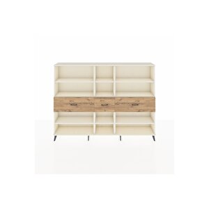 Arges Dolap 9 Raflı 3 Çekmeceli  220x30x163 Aytaşı-aytaşı/çam