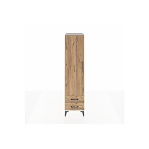 Kronos Dolap 4 Raflı 2 Çekmeceli Tek Kapaklı 44x59x182 Aytaşı-çam