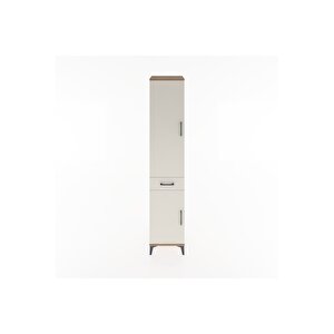 Hyperion Dolap 4 Raflı Tek Çekmeceli 2 Kapaklı 44x44x221 Çam-aytaşı